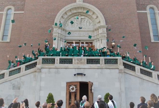 Boston Trinity Academy의 졸업식 풍경 / 사진제공=지엘유학