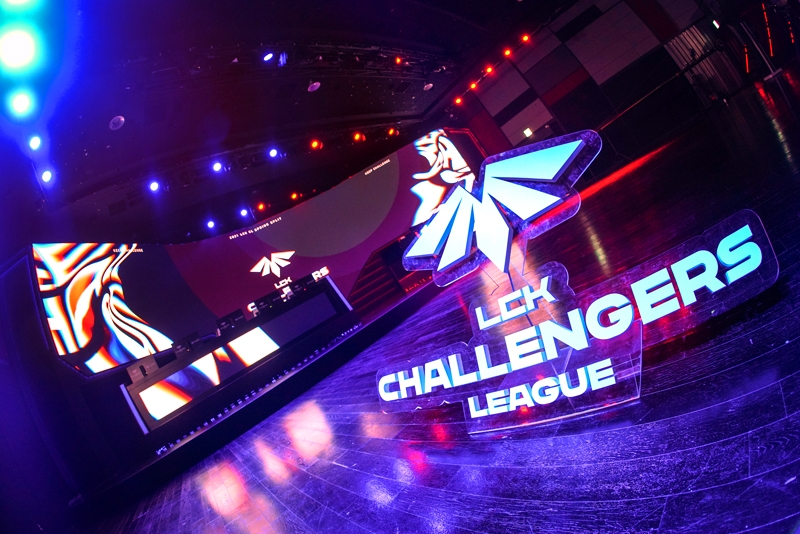 2021 LCK CL 무대(사진=한국e스포츠협회 제공).
