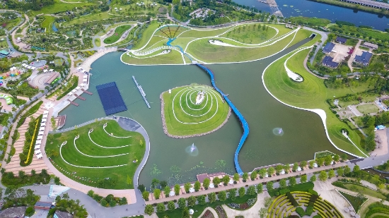 순천만국가정원(호수정원 잔디마당 일원)/사진=순천시