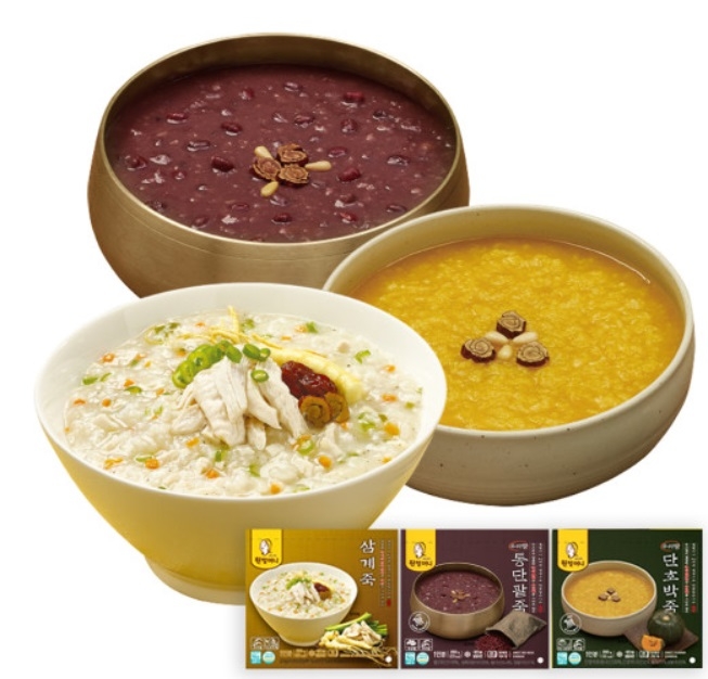 원할머니보쌈 운영 원앤원, 원할머니 ‘편한아침 죽 3종 세트’ 할인 프로모션 진행