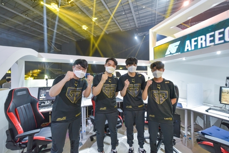 젠지 e스포츠(사진=펍지스튜디오 제공).