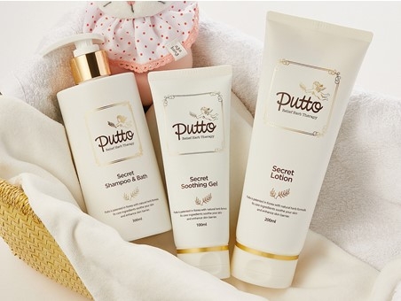 아가방앤컴퍼니 – 퓨토시크릿 샴푸앤바스, 수딩젤, 로션