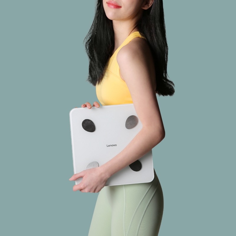 레노버 미니핏 스마트 체중계, 18가지의 신체 데이터 측정 기능 탑재