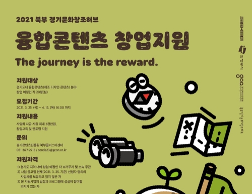 경기도, 융합콘텐츠 창업자금 최대 3000만원 지원 예비창업자 모집