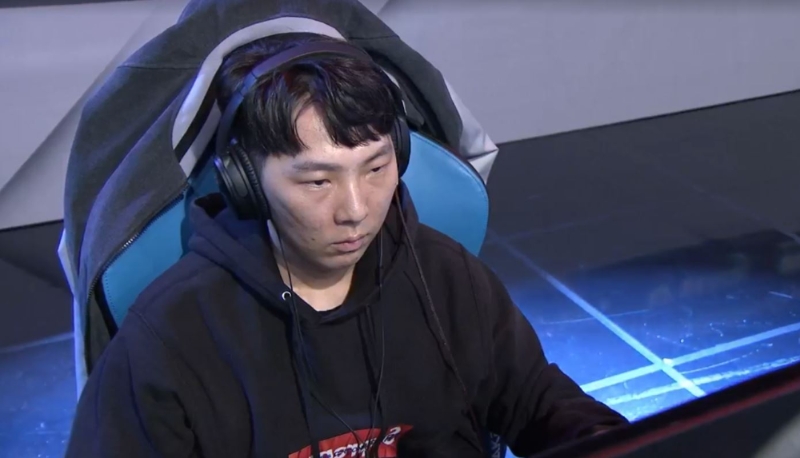 저그 김정우(사진=ASL 시즌11 중계 화면 캡처).