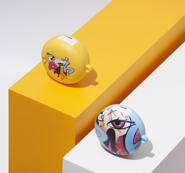 LG전자가 세계적인 스트리트 아티스트 ‘오베이 자이언트(Obey Giant)’, ‘크래쉬(Crash)’ 등과 함께 만든 ‘LG 톤프리 케이스’ 4종을 선보였다. 제품 컨셉사진 (제공=LG전자)