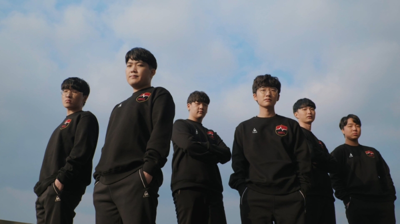 6위로 플레이오프에 진출한 농심 레드포스(사진=농심 레드포스 공식 SNS 발췌).