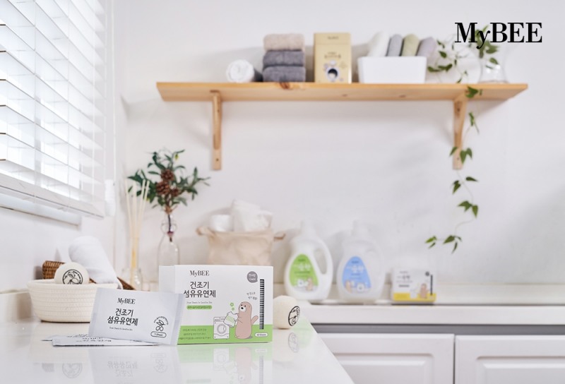 육아생활용품 브랜드 마이비, 건조기섬유유연제 프레시올리브향 출시