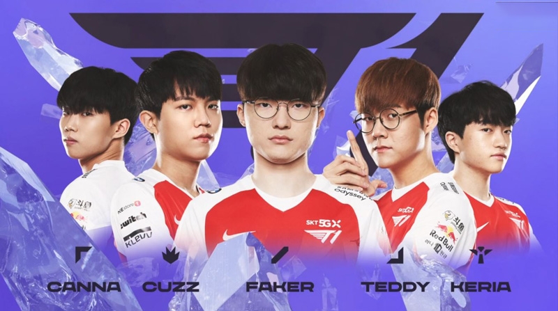 T1(사진=LCK 중계 화면 캡처).