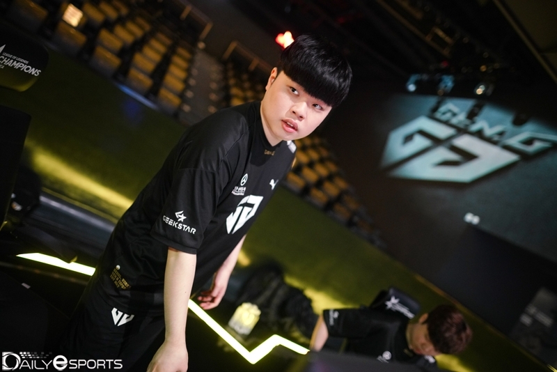 젠지 e스포츠 정글러 '클리드' 김태민.