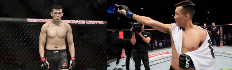 정다운(왼쪽). 정찬성