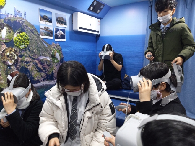 독도체험 버스 / 사진제공=충북도교육청