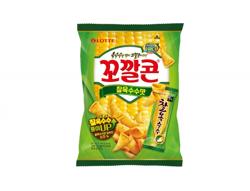 롯데제과, 더욱 고소해진 ‘꼬깔콘 찰옥수수맛’ 출시