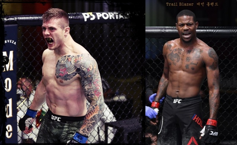 미들급의 '젊은 피' 마빈 베토리(왼쪽)와 캐빈 홀랜드-사진, 블로그에서 퍼옴