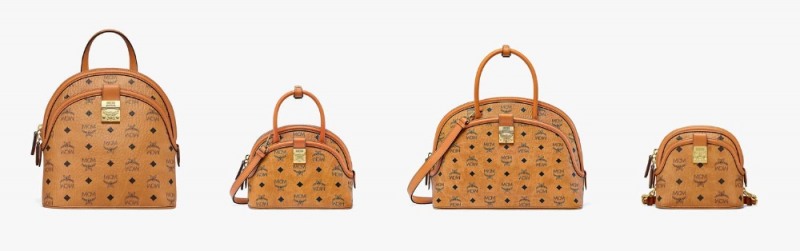 (왼쪽부터) 안나 비세토스 백팩, 안나 비세토스 토트(스몰), 안나 비세토스 토트(라지), 안나 비세토스 크로스바디 (사진제공 : MCM)