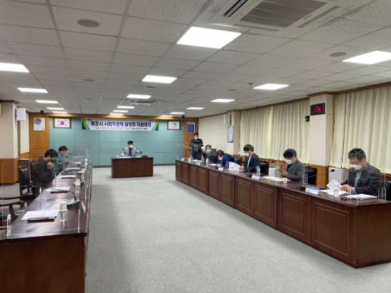 목포시, '사회적경제 활성화 위원회의'/사진=목포시