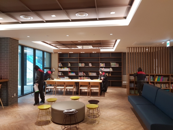 롯데건설, 아파트 코로나19 방역 서비스 제공