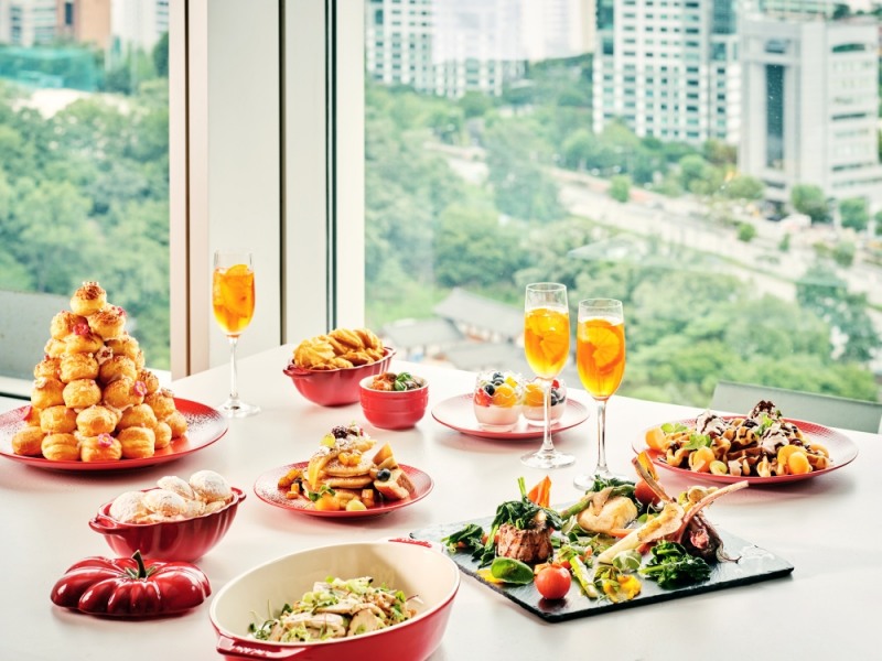 인터컨티넨탈 스카이라운지 브런치