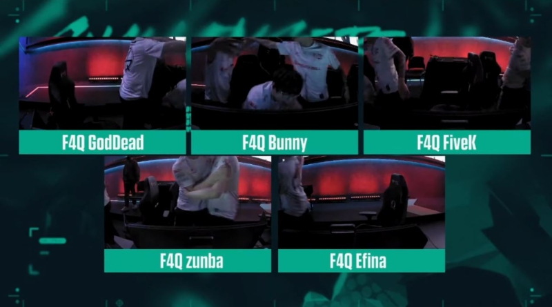 F4Q가 비전 스트라이커즈의 103연승을 저지했다(사진=VCK 중계 화면 캡처).