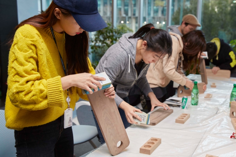 넥슨 포럼 우드스튜디오(목공예) 과정.