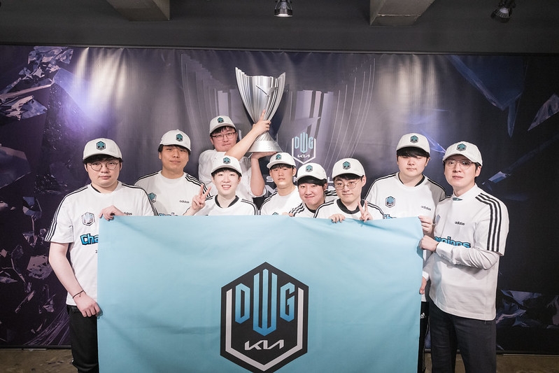 LCK 우승을 차지해 MSI에 출전하는 담원 기아(사진=LCK 제공).