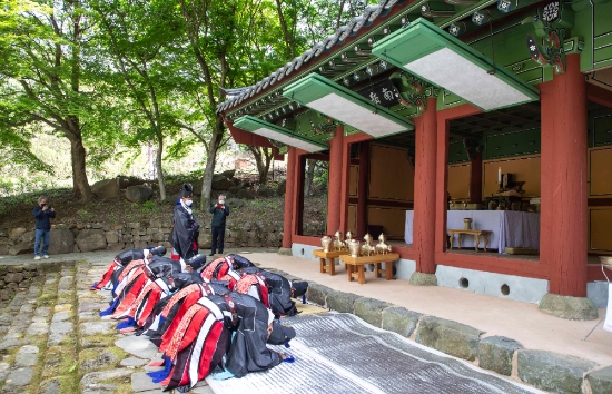 구례군, 천년역사 지리산남악제례 봉행/사진=구례군