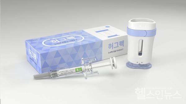 GC녹십자,호중구감소증치료제뉴라펙전용자가투여보조기구'허그펙'개발