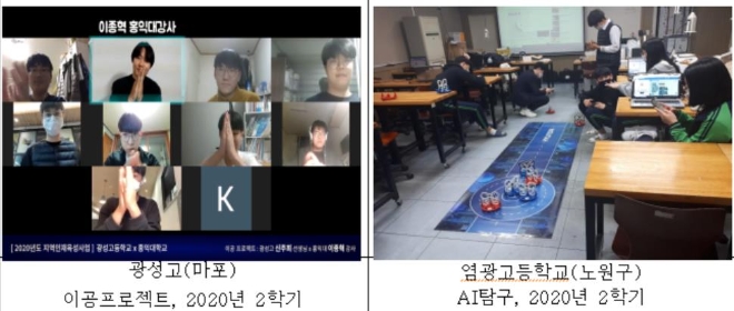 고교-대학 연계 지역인재육성 강의 모습 / 사진제공=서울시