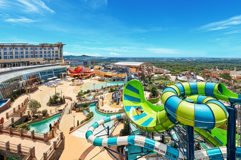 신화워터파크 전경