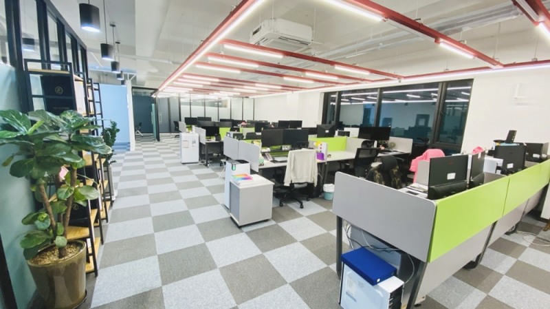 타키온비앤티의 개발본부 사무실 전경 (타키온비앤티 제공)