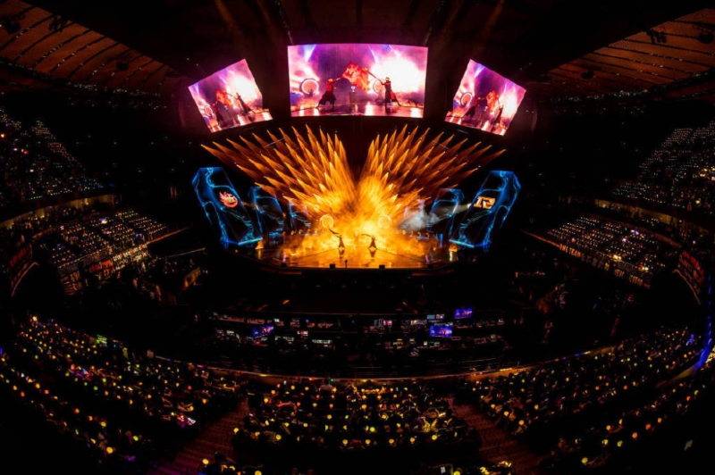 LPL 2021 스프링 결승전(사진=TJ 스포츠 공식 홈페이지 발췌).