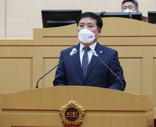 전남도의회 교육위원회 사순문 의원(더불어민주당·장흥1) 도정질문/사진=전남도의회