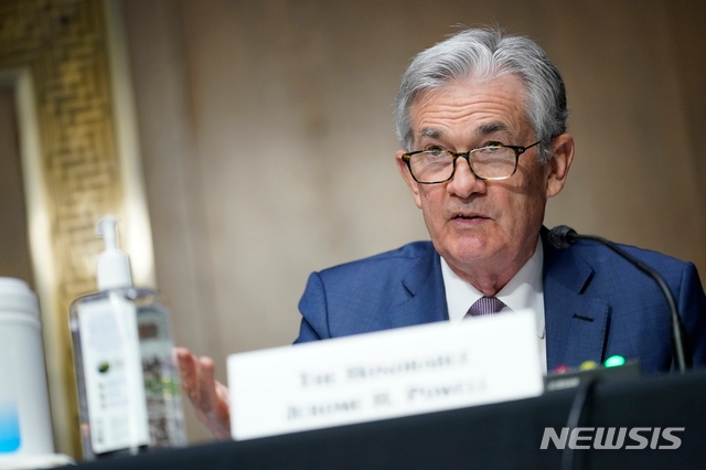 제롬 파월 미 연방준비제도(Fed·연준) 의장이 지난 2020년 12월1일 의회 청문회에 출석해 발언하는 모습.
