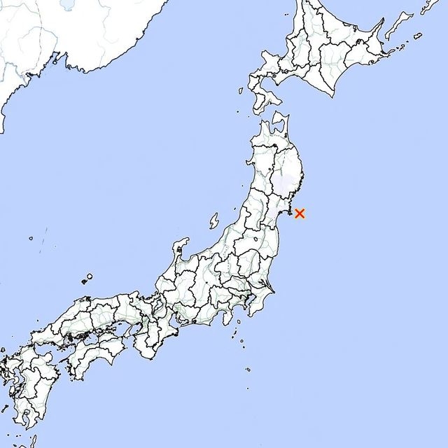 1일 오전 10시27분께 일본 미야기현 앞바다를 진원으로 하는 리히터 규모 6.8의 강진이 발생했다. (사진=일본 기상청(JMA) 홈페이지 갈무리)