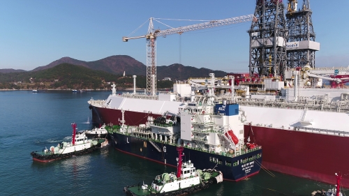 '가스公 LNG 벙커링 자회사' 한국엘엔지벙커링, 자회사 최초 STS 방식 LNG 공급 성공