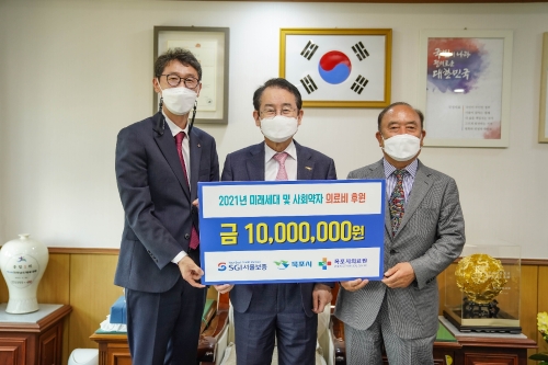 SGI 서울보증, 목포시의료원에 1000만원 기부/사진=목포시
