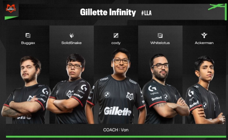 질레트 인피니티(사진=MSI 중계 화면 캡처).