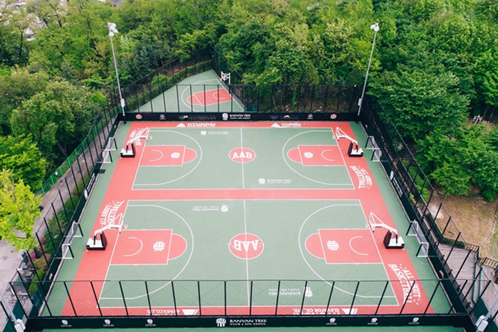 반얀트리 클럽 앤 스파 서울_아웃도어 스포츠 시설 리뉴얼 기념 농구 대회 선보여