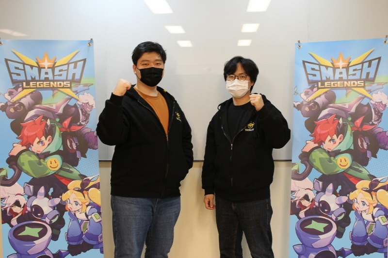 5민랩 박수찬 디렉터(왼쪽)와 이주영 아트 디렉터.