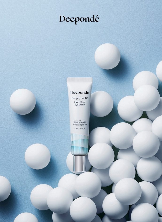 디폰데 딥하이드라 B5 아이디얼 이펙트 아이크림 연출컷: 디폰데 제공