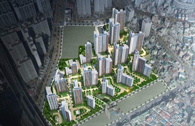 용현자이 크레스트 조감도