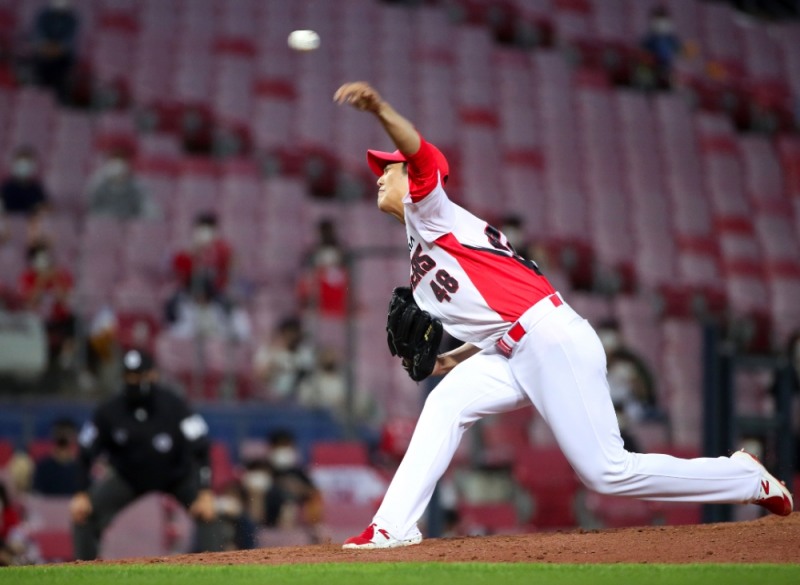 올시즌 고졸 신인 가운데 유일하게 1승을 거둔 KIA 이의리