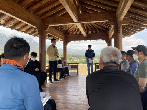 경남 거창군, '벼 저탄소 시범사업' 현장 간담회' 개최