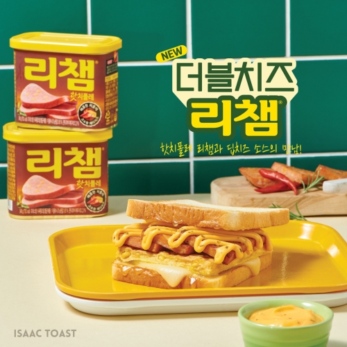 동원F&B, 이삭토스트와 두 번째 콜라보 메뉴 ‘더블치즈 리챔’ 출시