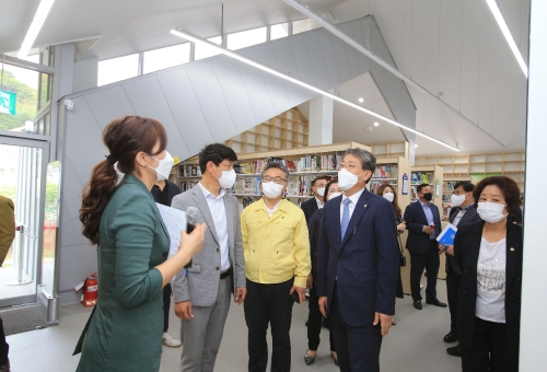 구례군, 매천도서관 이전 개관식/사진=구례군