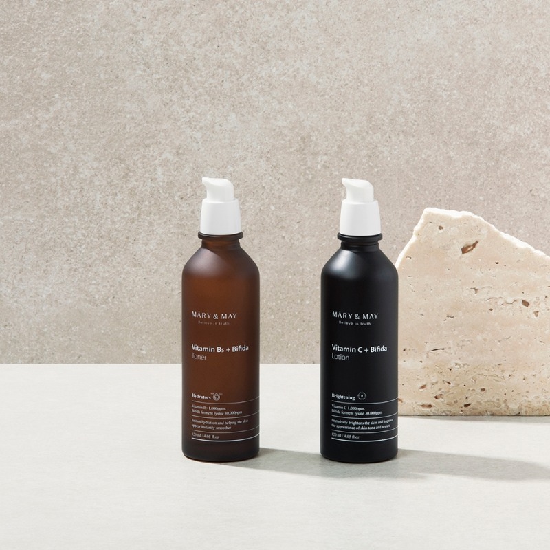 마리엔메이 비타민B5+비피다 토너, 비타민C+비피다 로션