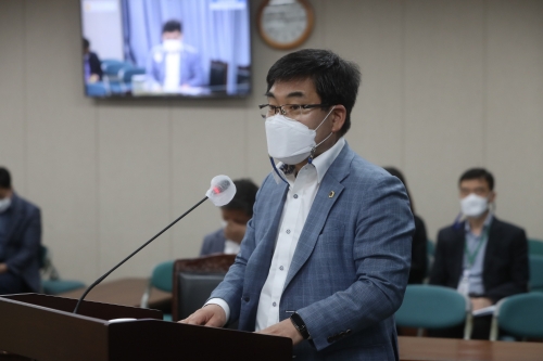 전남도의회 박종원 의원(더불어민주당·담양1)5분발언 모습/사진=전남도의회