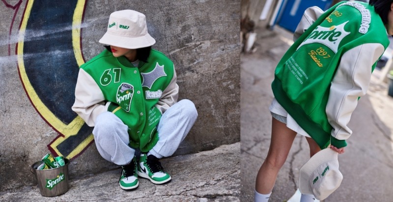 코카-콜라사 스프라이트 X 카시나 컬래버레이션 패션 컬렉션