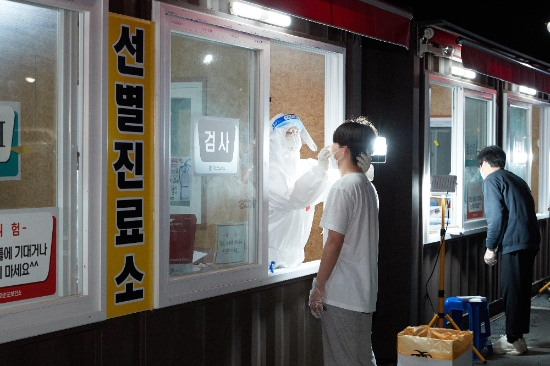 화순군 하니움 선별진료소./사진=화순군