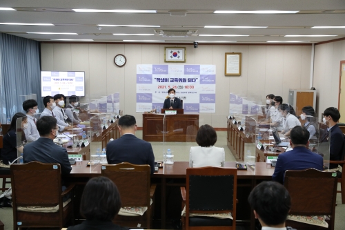찾아가는 전남교육 정책연구회 “학생이 교육위원 되다” 토론회 모습/사진=전남도의회